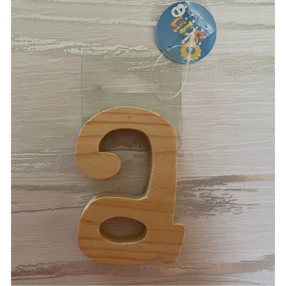 Wooden Letter (a)